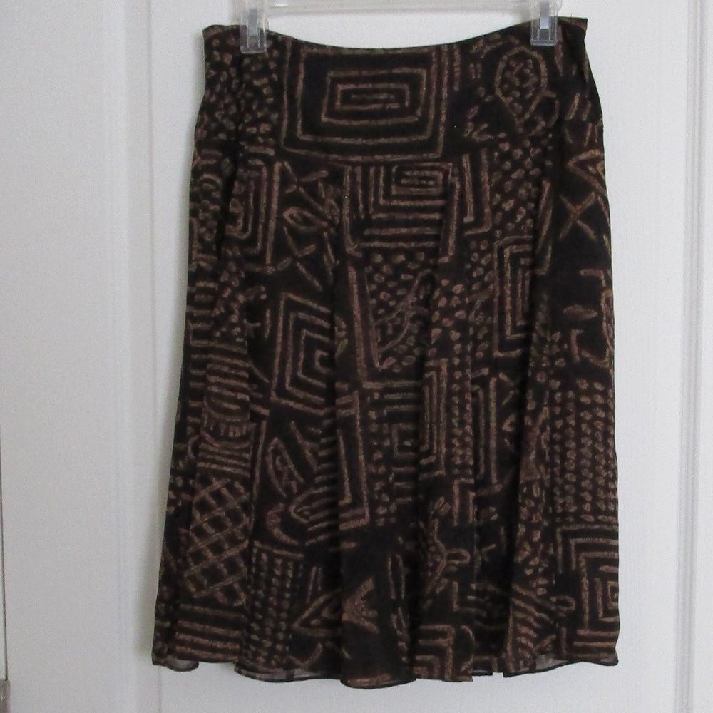 double layer sheer skirt